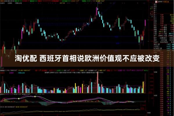 淘优配 西班牙首相说欧洲价值观不应被改变